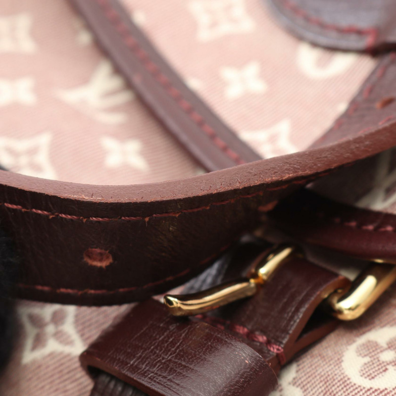 LOUIS VUITTON Saumur PM 單肩包 M40669 Monogram 帆布 波爾多棕褐色 二手-5