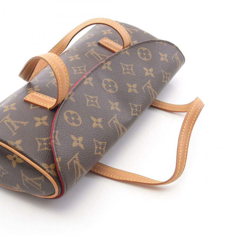LOUIS VUITTON Sonatine 手提包 M51902 Monogram 帆布 皮革 棕色 二手 女款-5
