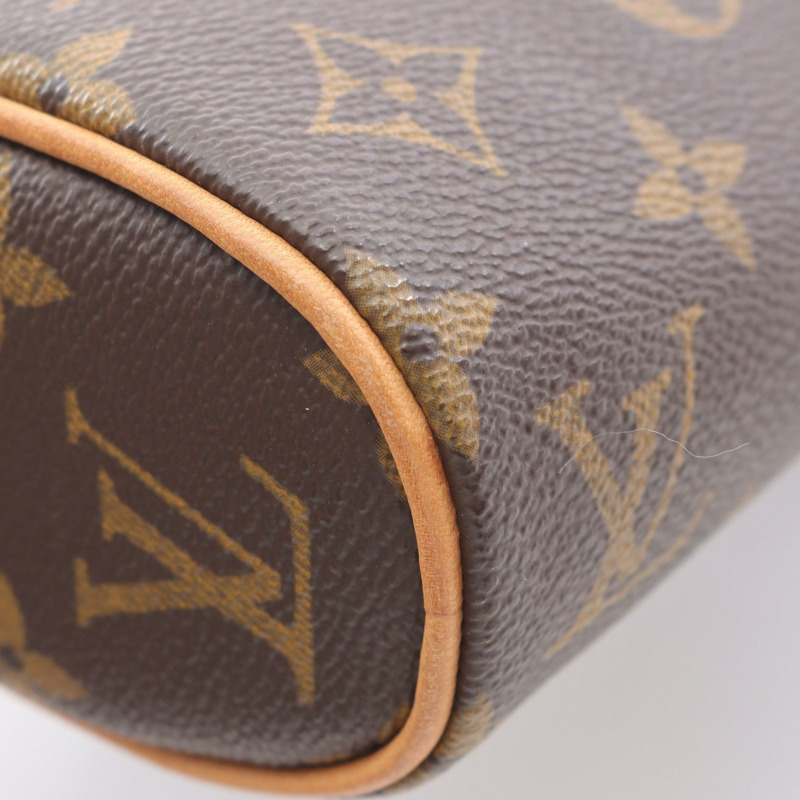 LOUIS VUITTON Sonatine 手提包 M51902 Monogram 帆布 皮革 棕色 二手 女款-10