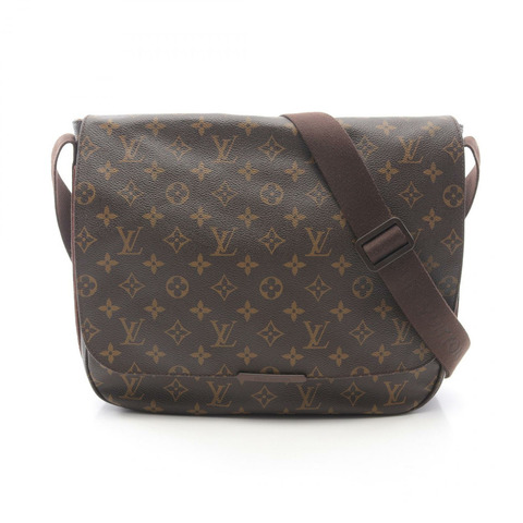 LOUIS VUITTON Messenger Barbour MM 肩背包 M97038 Monogram 帆布 二手 LV