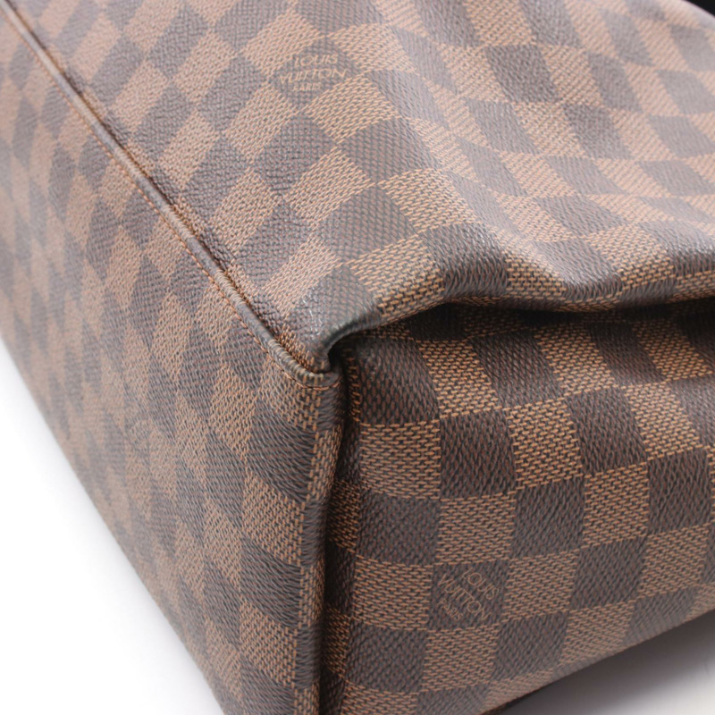 LOUIS VUITTON Odeon MM 單肩包 N45283 Damier 帆布皮革 二手 女士-4