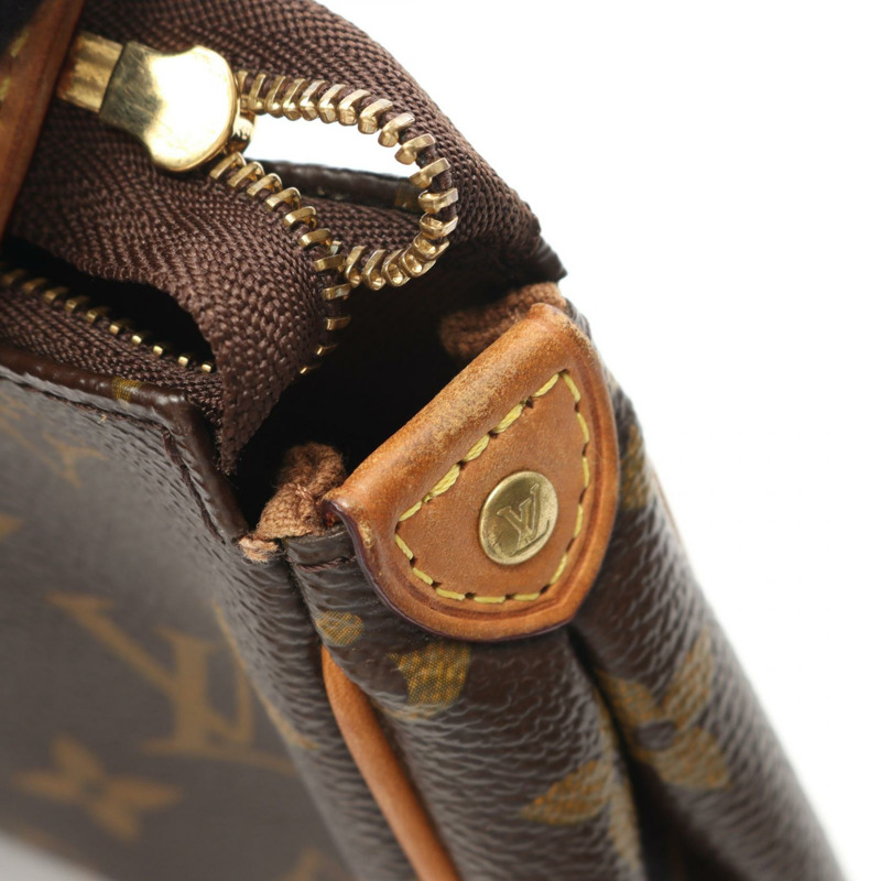 LOUIS VUITTON Eva 單肩包 M95567 Monogram 帆布皮革棕色二手女款-8