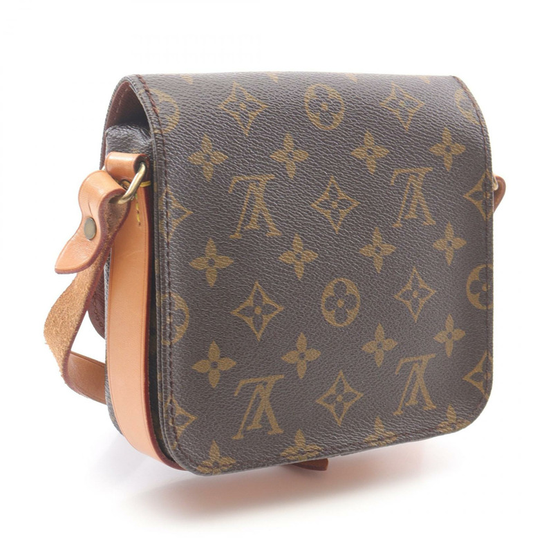 LOUIS VUITTON Cartouchiere PM 單肩包 M51254 Monogram 帆布皮革 二手-1