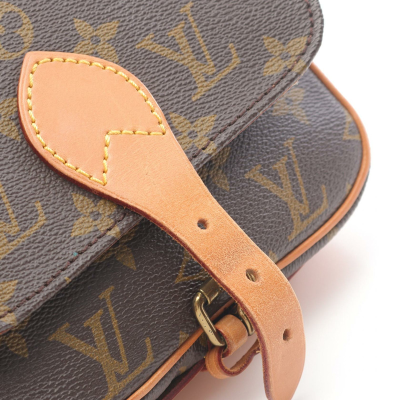 LOUIS VUITTON Cartouchiere PM 單肩包 M51254 Monogram 帆布皮革 二手-10