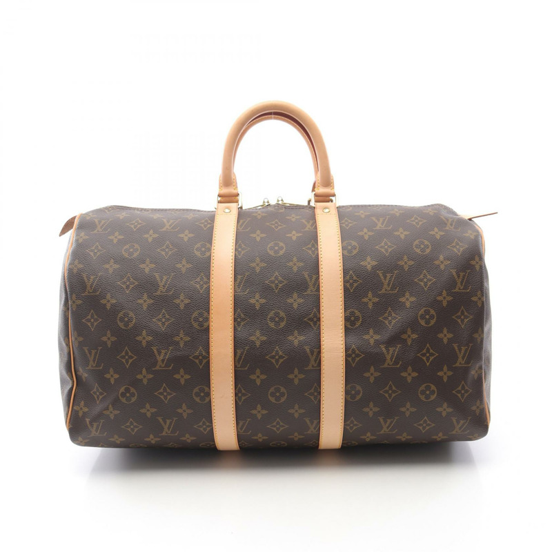 LOUIS VUITTON Keepall 45 旅行手提包 M41428 Monogram 帆布 二手 中性 LV-0