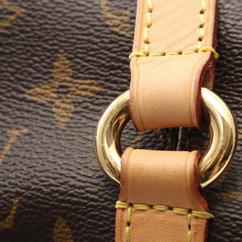 LOUIS VUITTON Totally MM 單肩托特包 M56689 Monogram 帆布 棕色 二手 LV-7