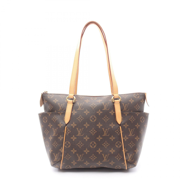 LOUIS VUITTON Totally PM 單肩托特包 M56688 Monogram 帆布 棕色 二手 LV-0