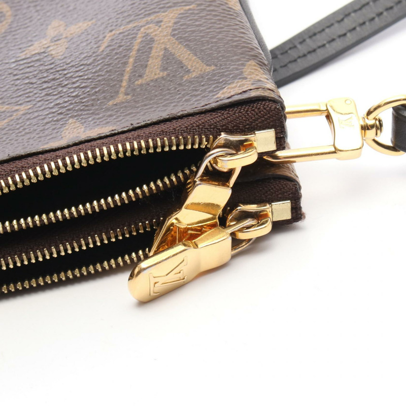 LOUIS VUITTON Pochette 雙拉鍊單肩包 M69203 Monogram Giant Reverse-7