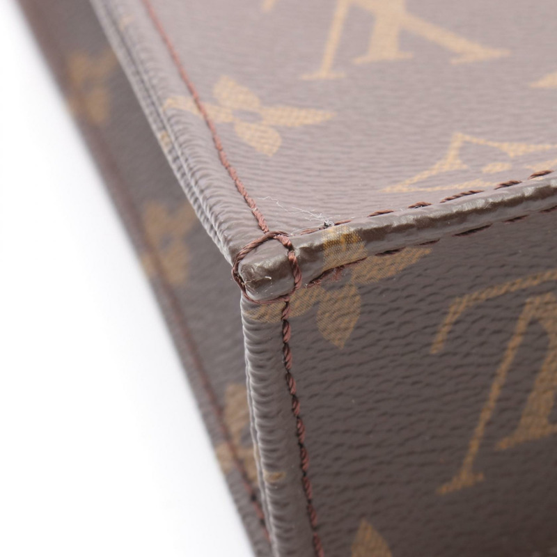 LOUIS VUITTON Petit Sac Plat 單肩包 手提包 M69442 Monogram 帆布 二手 女士-6