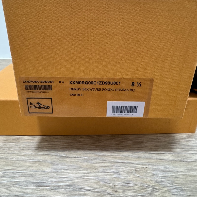 Tod’s 男用Derby雕花皮鞋 8.5號 近全新品-10