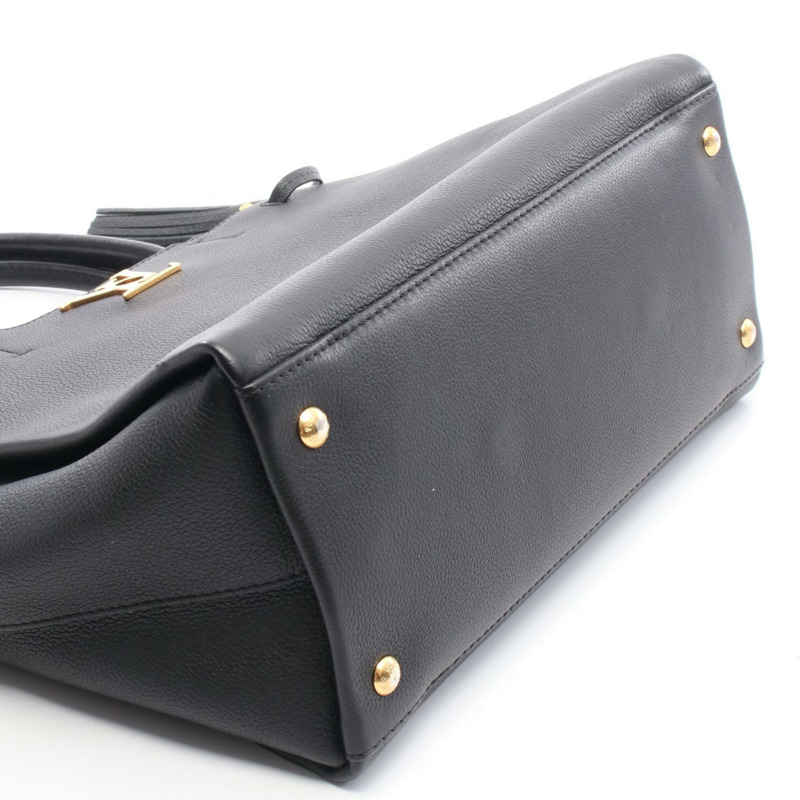LOUIS VUITTON Lockme 單肩托特包 M54569 皮革 黑色 二手 女士 LV-6