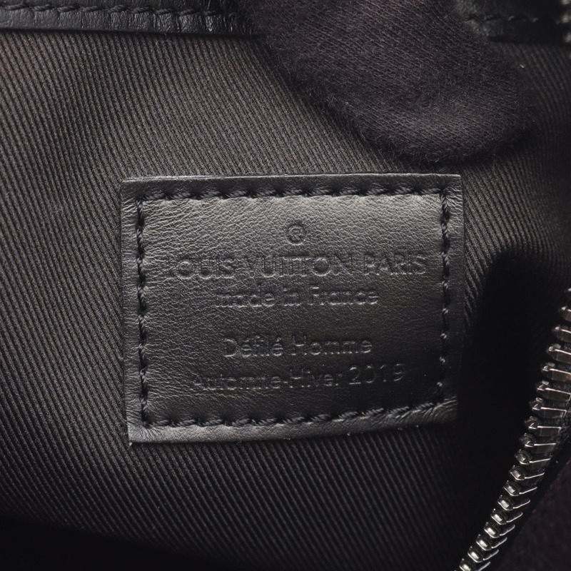 LOUIS VUITTON Keepall Bandouliere 50 旅行手提包 M30345 皮革 黑色 二手-3