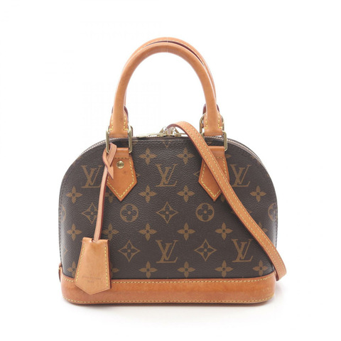 LOUIS VUITTON Alma BB 2Way 單肩包 M53152 字母帆布 二手 LV