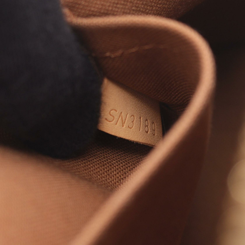 LOUIS VUITTON Alma BB 2Way 單肩包 M53152 字母帆布 二手 LV-4