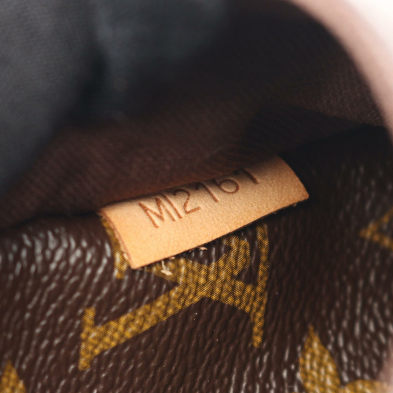 LOUIS VUITTON Menilmontant PM 單肩包 M40474 Monogram 帆布皮革 二手-4