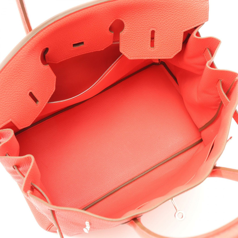 愛馬仕 Birkin 35 手提包,Togo 皮革,粉紅色 Rouge pivoine,二手,女士,SHW R-2