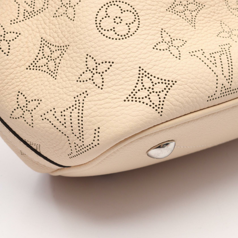 LOUIS VUITTON Blossom PM 單肩包 手提包 M21909 Mahina 皮革 米色奶油色 二手-4