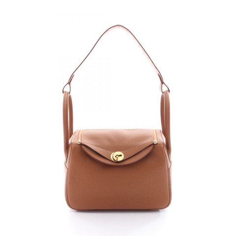 HERMES Lindy 26 Touch Gold 單肩包 Taurillon Clemence 稀有皮革 Taurillon Clemence / Matt niloticus crocodi