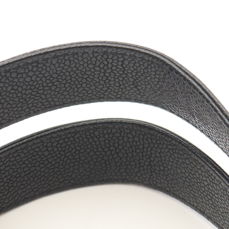 香奈兒 (CHANEL) Matelasse Grand Shopping GST 鏈條手提包 A50995 小牛皮 黑色 SHW-6