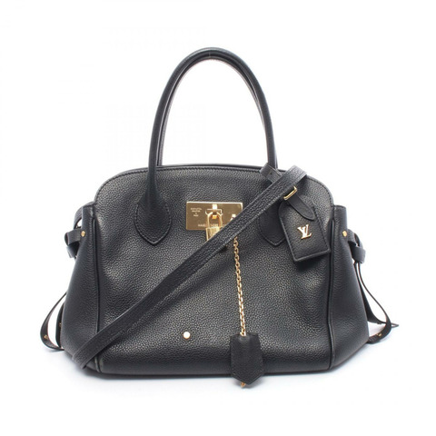 LOUIS VUITTON Mira PM 單肩包 手提包 M54346 皮革 黑色 Noir 二手 女士 LV