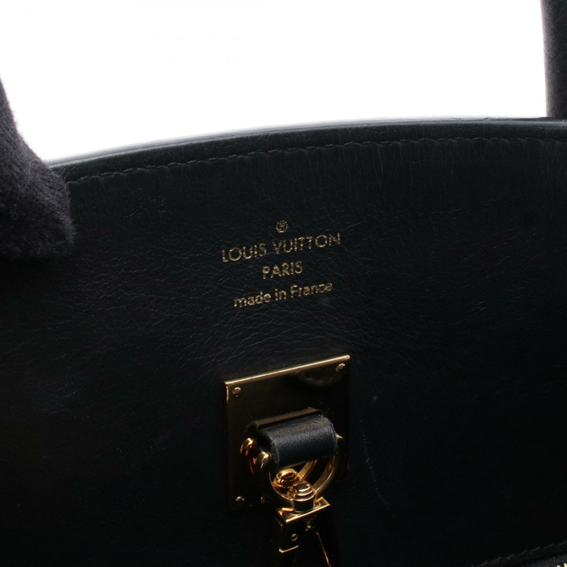 LOUIS VUITTON Mira PM 單肩包 手提包 M54346 皮革 黑色 Noir 二手 女士 LV-3