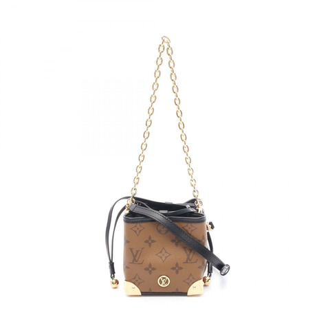 LOUIS VUITTON Noe 錢包 LV 吊墜鏈條單肩包 M82885 字母反向 LV