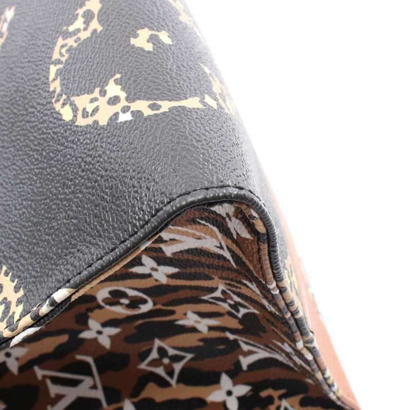 路易威登 On-the-go GM 單肩托特包 M44674 Monogram Jungle 二手女款-6
