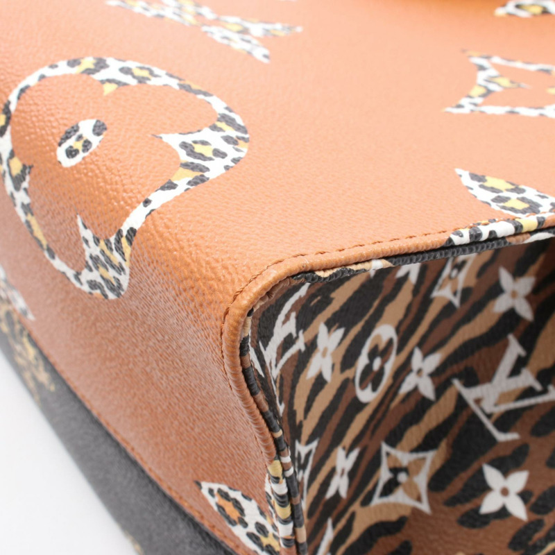路易威登 On-the-go GM 單肩托特包 M44674 Monogram Jungle 二手女款-7