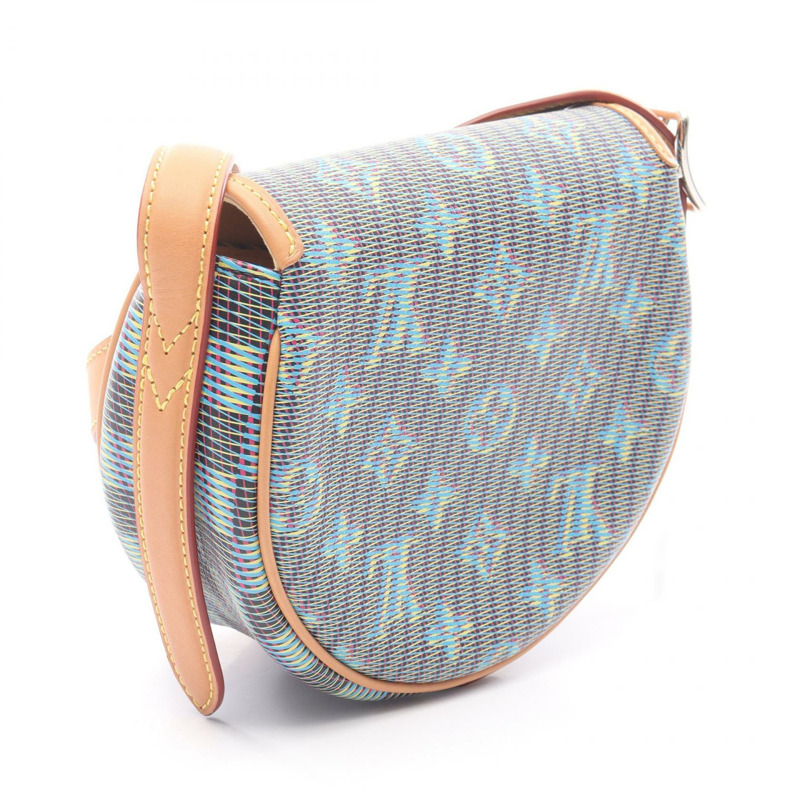 LOUIS VUITTON Tamburan 單肩包 M55544 Monogram LV pop 黑色多色二手-1