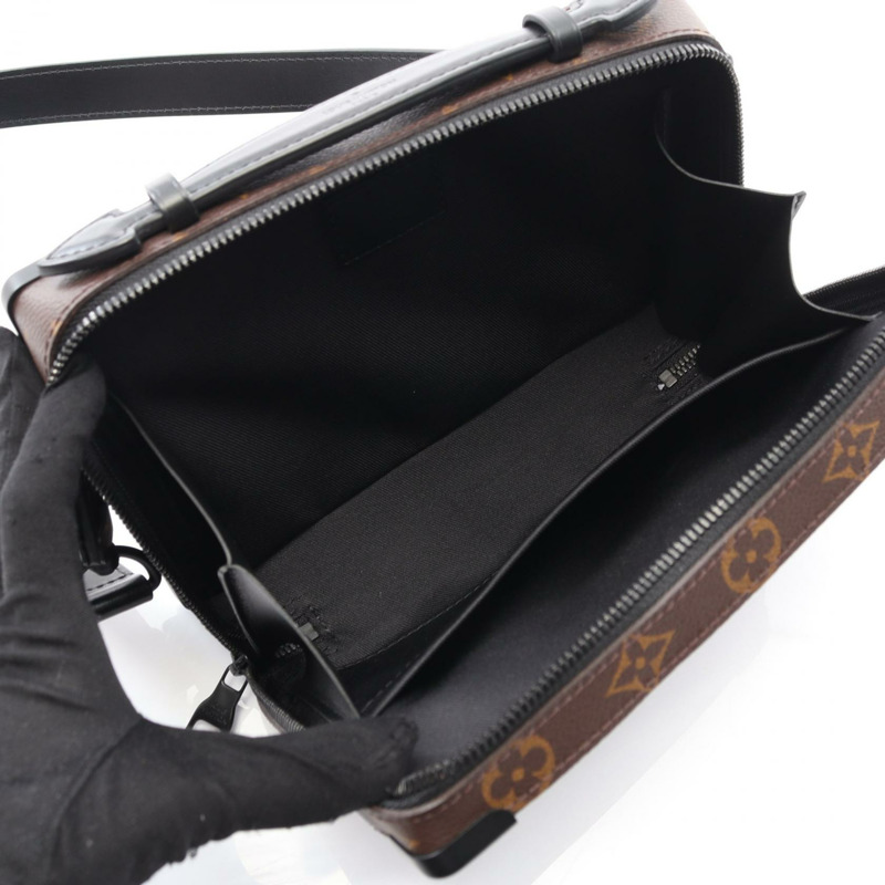 LOUIS VUITTON Handle Soft trunk 單肩包 手提包 M45935 Monogram macassar 二手-2