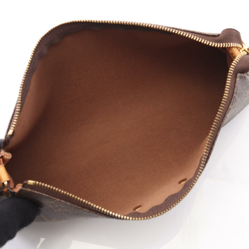 LOUIS VUITTON Eva 鏈條單肩包 M95567 Monogram 帆布棕色二手女士 LV-2