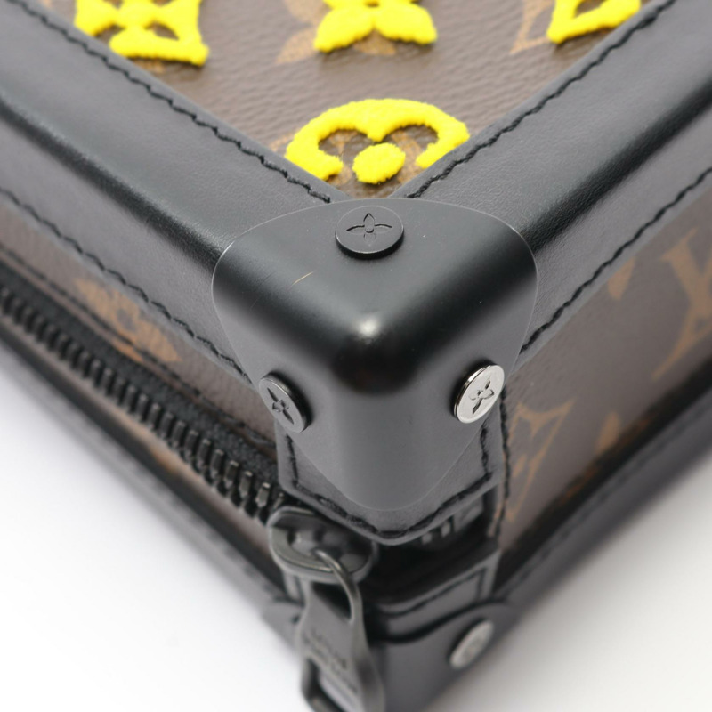 LOUIS VUITTON Vertical Soft trunk 單肩包 M45079 Monogram Toughtage 黑色-6