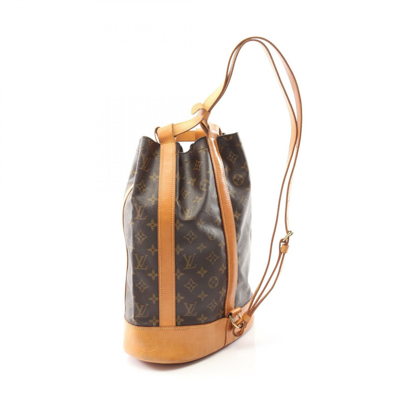 LOUIS VUITTON Randonnee PM 單肩包 M42243 Monogram 帆布 棕色 二手 女式-1