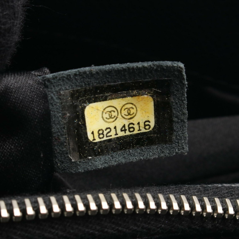 CHANEL Matelasse Grand Shopping GST 單肩托特包 皮革 黑色 二手 SHW CC-4