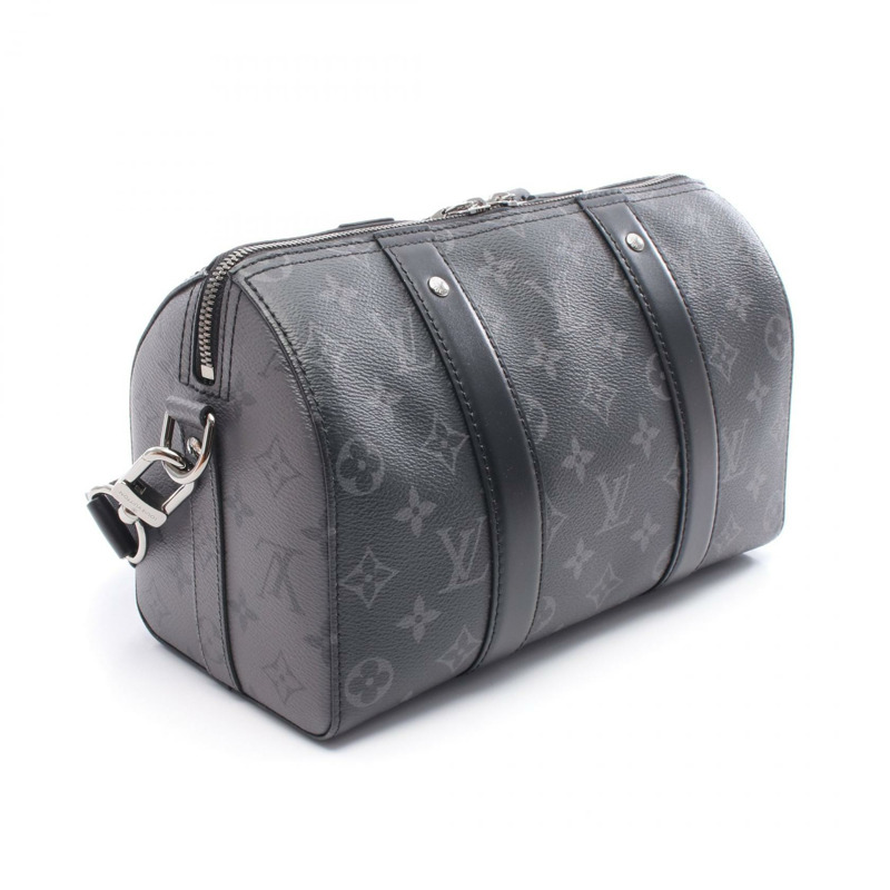LOUIS VUITTON City Keepall 單肩包 M45936 Monogram eclipse reverse 二手 BK-1