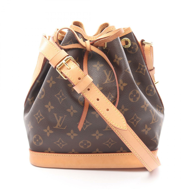 LOUIS VUITTON Noe BB 單肩包 M40817 Monogram 帆布皮革棕色二手 LV-0