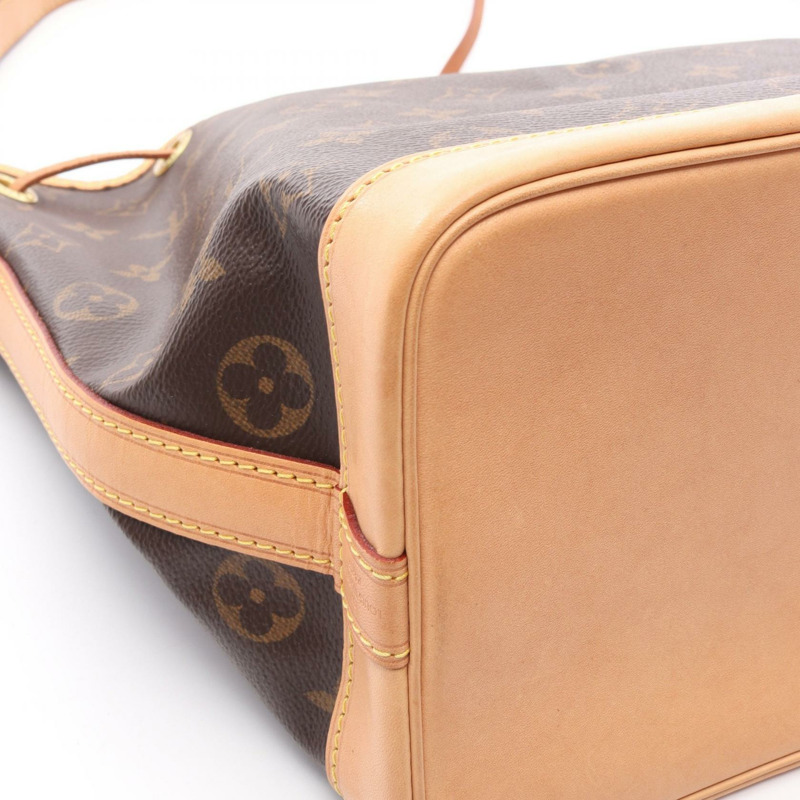 LOUIS VUITTON Noe BB 單肩包 M40817 Monogram 帆布皮革棕色二手 LV-7