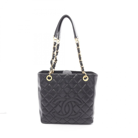 CHANEL Matelasse PST 鏈條單肩包 A50994 皮革黑二手女款 GHW