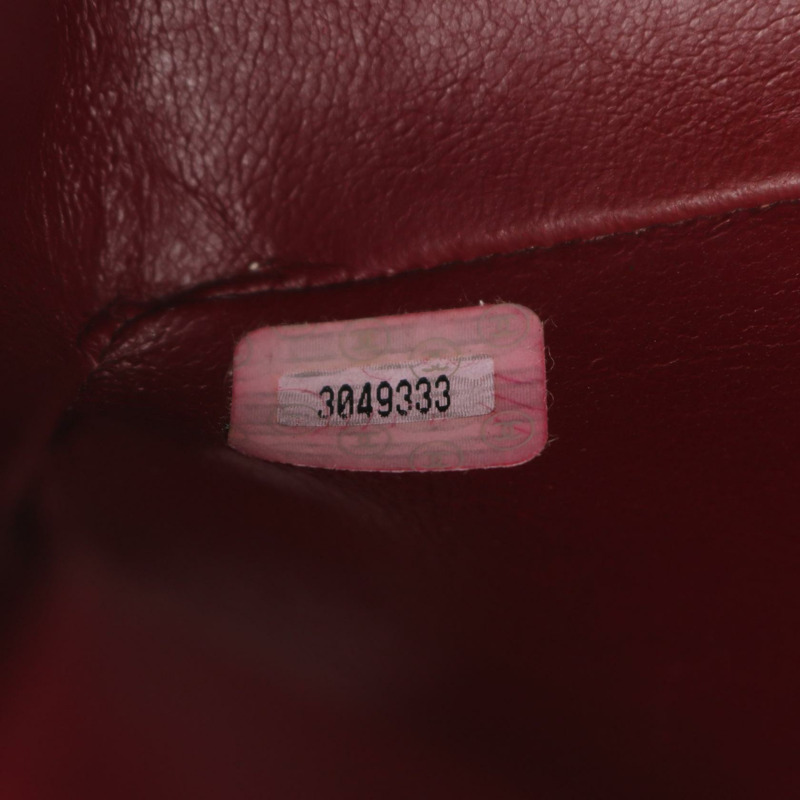 CHANEL Matelasse Parent 手提包 羔羊皮 綿羊皮 黑色 二手 GHW CC-4