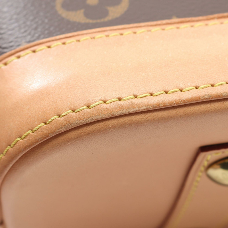 路易威登 Alma 手提包 M53151 Monogram 帆布皮革棕色二手 LV-9