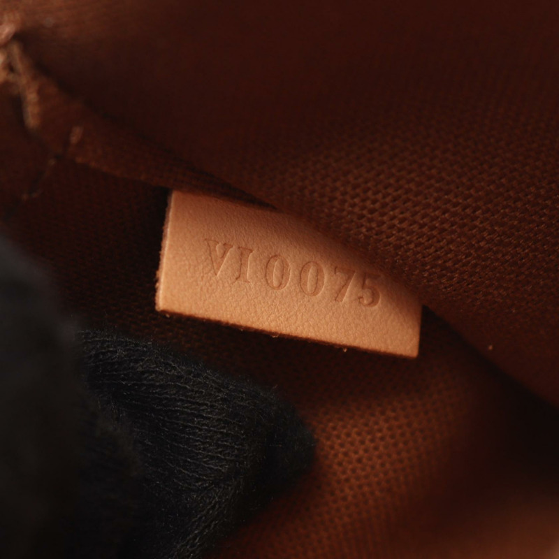 LOUIS VUITTON Popincour 手提包 M40009 Monogram 帆布皮革棕色二手 LV-4