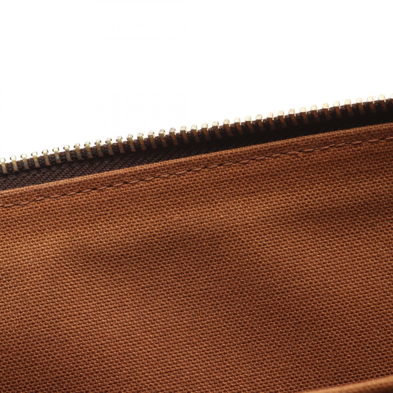LOUIS VUITTON Popincour 手提包 M40009 Monogram 帆布皮革棕色二手 LV-5