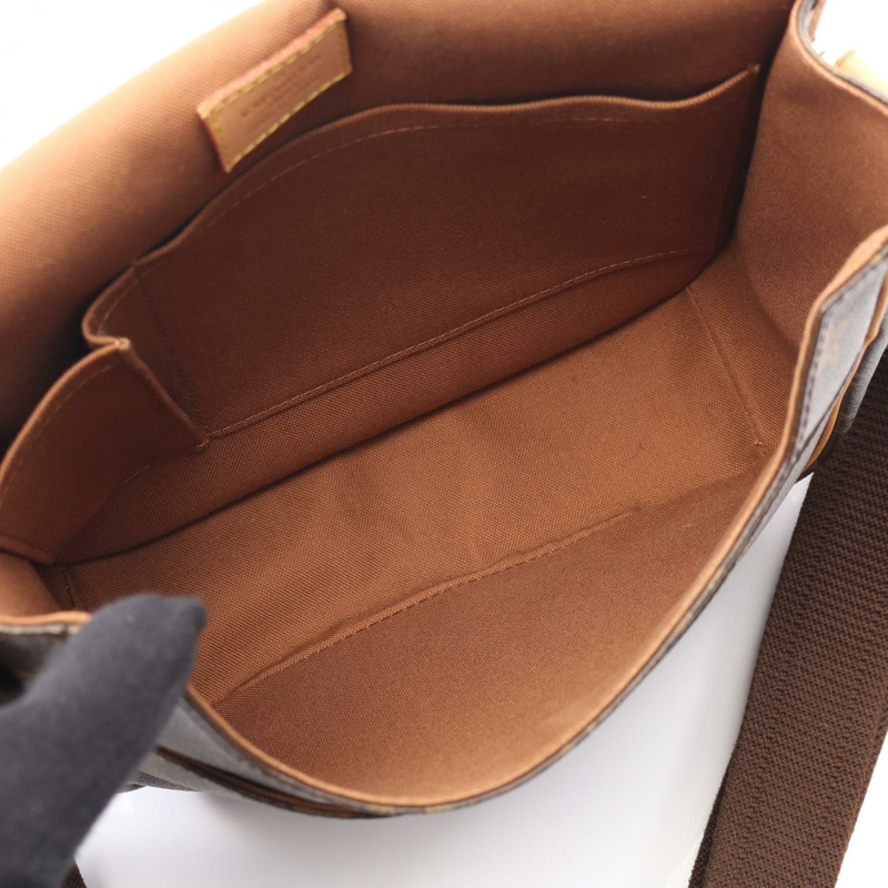 LOUIS VUITTON Messenger PM Bosphore 單肩包 M40106 字母帆布 二手 LV-2