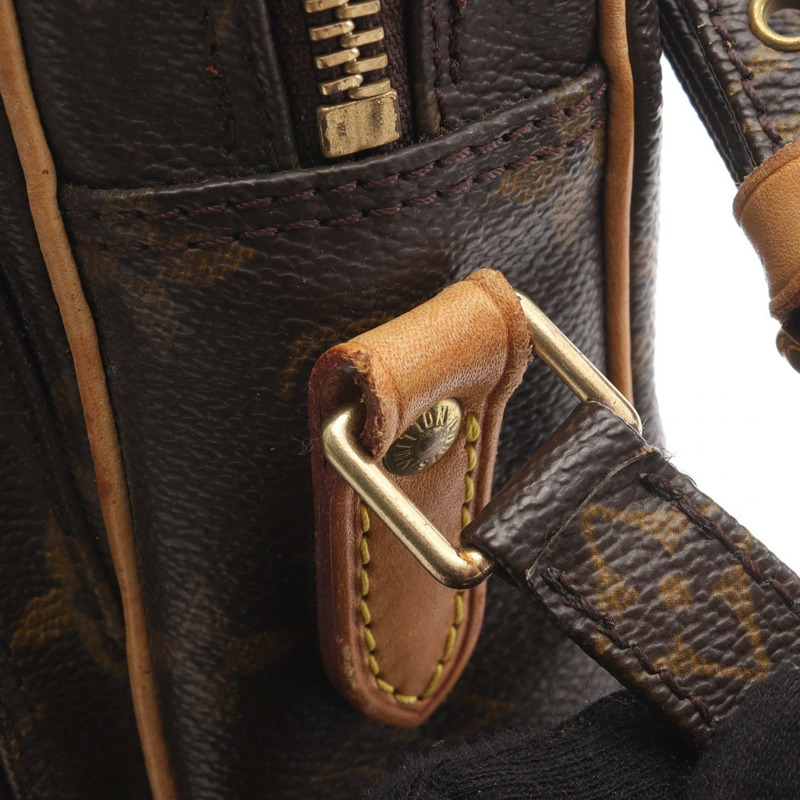 LOUIS VUITTON Amazon 斜背包 M45236 字母帆布 二手 LV-12