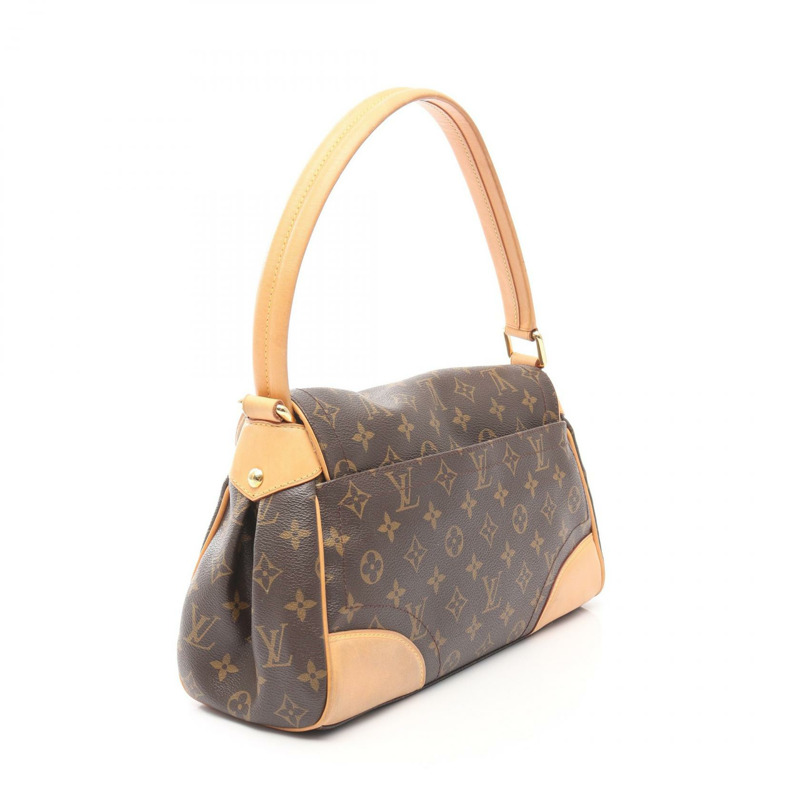LOUIS VUITTON Beverly 中型單肩包手提包 M40121 字母帆布二手 LV-1