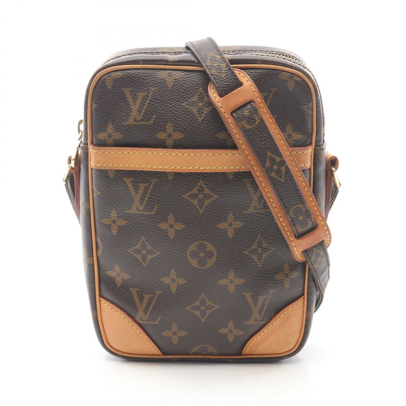 LOUIS VUITTON Danube 單肩斜背包 M45266 字母帆布 二手 LV-0