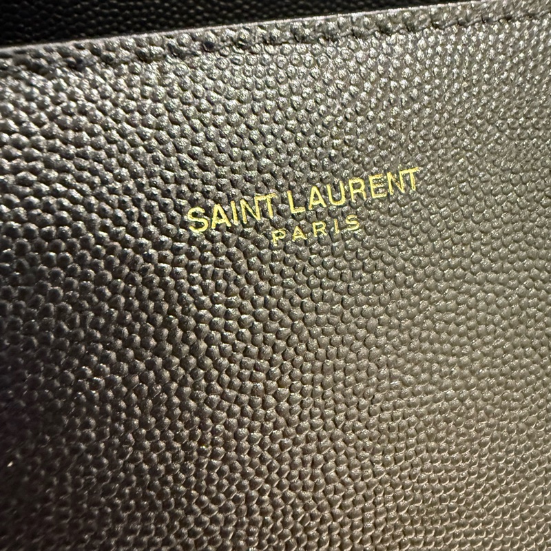 YSL - 黑色金釦魚子醬CASSANDRA手提側背包-11