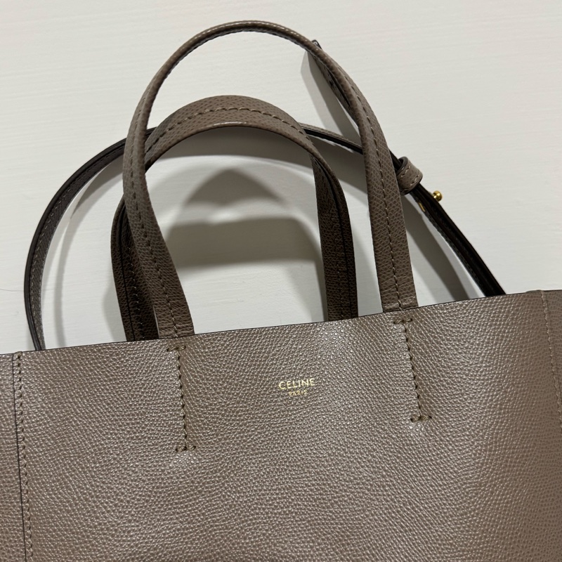 Celine 大象灰Cabas托特包兩用手提包-4