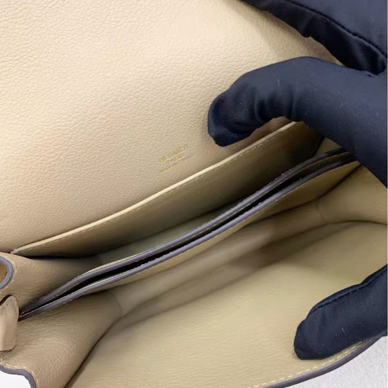 愛馬仕 HERMES/roulis 19 mini S2風衣灰 金扣 A刻 配件:塵袋-17