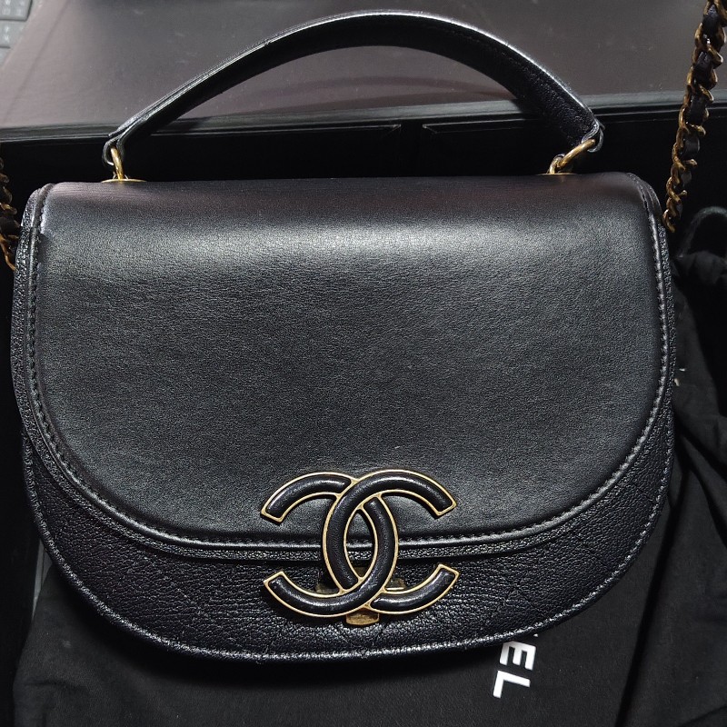 Chanel 古巴系列牛皮馬鞍包-4